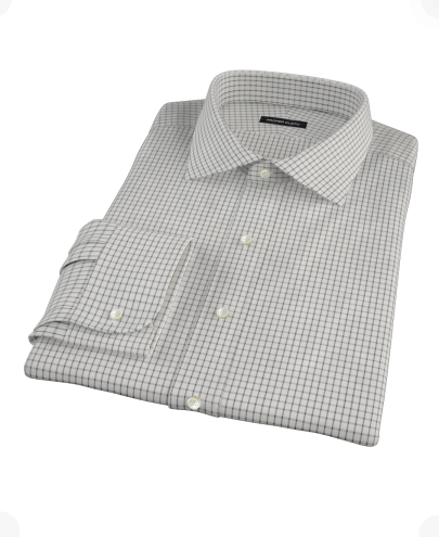 Killer Black Grid Men's Dress Shirt 