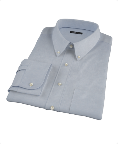 Navy Easy Care Pinpoint Men's Dress Shirt 