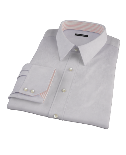 Lavender Pinpoint Fitted Dress Shirt 