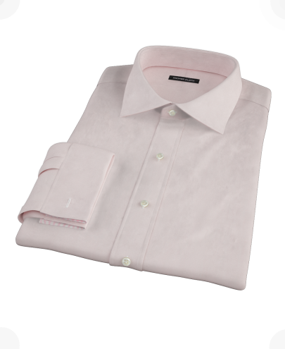 Pink End-on-End Custom Dress Shirt 