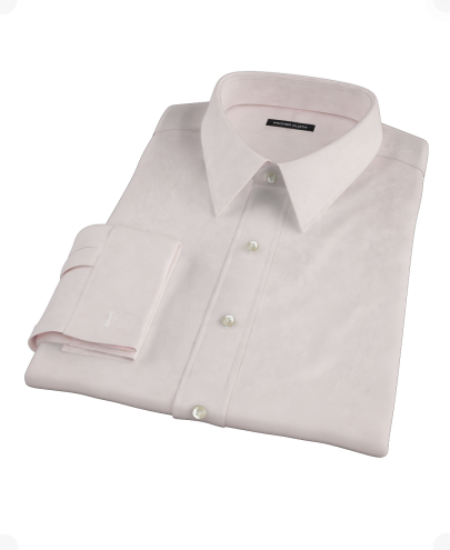 Light Pink 100s Broadcloth Custom Dress Shirt 