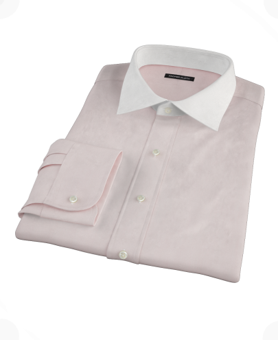 Pink End-on-End Men's Dress Shirt 