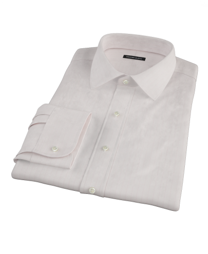 Pink Phantom Wide Stripe Fitted Dress Shirt 