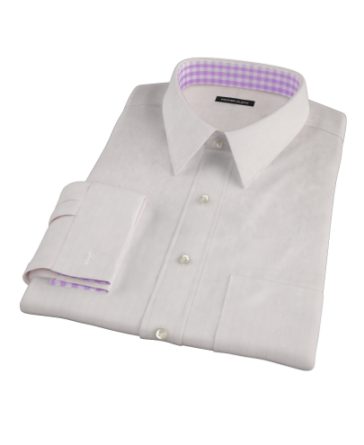 Pink Phantom Wide Stripe Custom Dress Shirt 