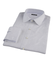 Purple Fine Stripe Fitted Dress Shirt 