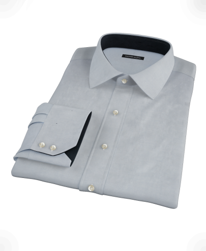 Stormy Light Blue Pinpoint Men's Dress Shirt 