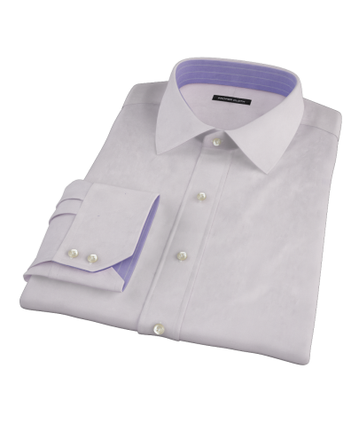 Lavender Broadcloth Men's Dress Shirt 
