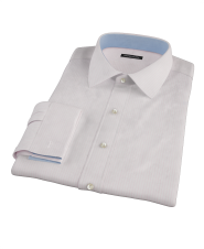 Pale Pink End-on-End Stripe Men's Dress Shirt 