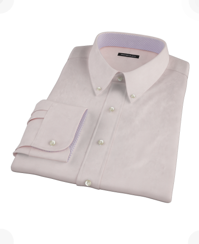 Pink End-on-End Men's Dress Shirt 