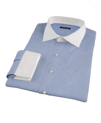 Blue Glen Plaid Custom Dress Shirt 