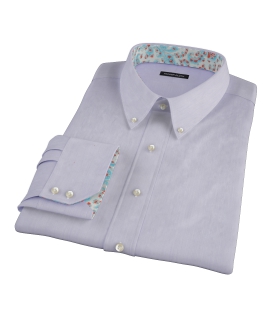 Albini Purple Superfine Stripe Men's Dress Shirt 