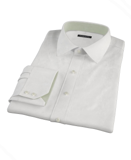 White Royal Dobby Men's Dress Shirt 