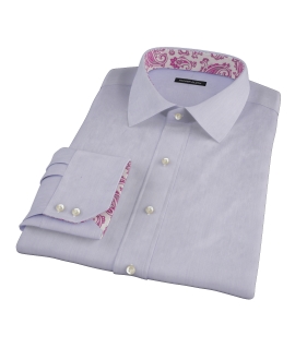 Purple Superfine Stripe Men's Dress Shirt 