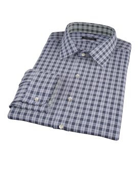Thompson Street Purple Plaid Men's Dress Shirt 