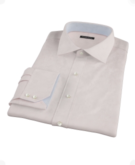 Light Pink 100s Broadcloth Fitted Dress Shirt 