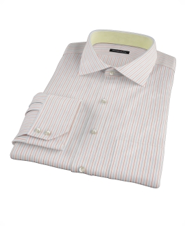 Blue and Red Stripe Custom Dress Shirt 