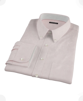 Pink End-on-End Fitted Dress Shirt 