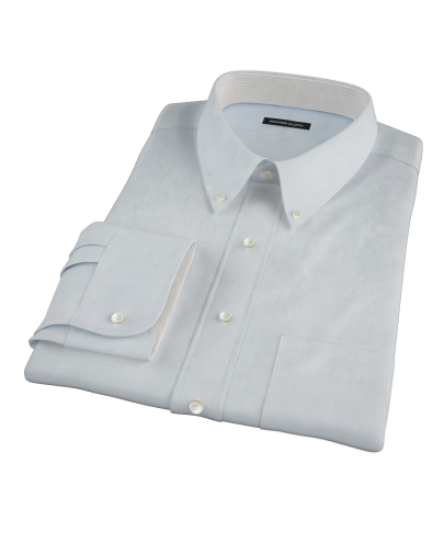 Thomas Mason Light Blue Pinpoint Men's Dress Shirt 