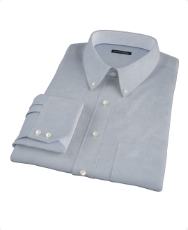 Navy Easy Care Pinpoint Men's Dress Shirt 