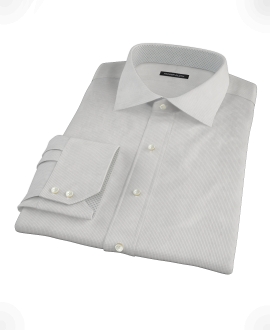 Japanese Gray Mini Grid Men's Dress Shirt 