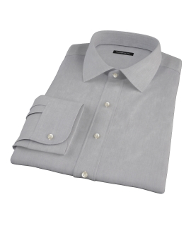 Jones Charcoal Grey End-on-End Men's Dress Shirt 