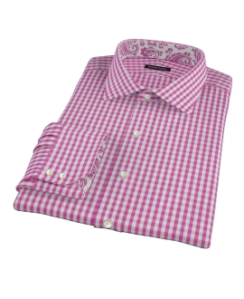 Viola Gingham Men's Dress Shirt 