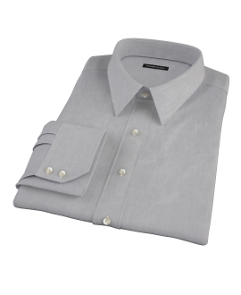 Jones Charcoal Grey End-on-End Men's Dress Shirt 
