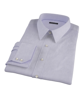 Albini Purple Superfine Stripe Custom Dress Shirt 
