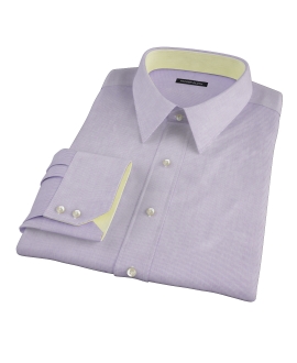Purple Mini Grid Men's Dress Shirt 