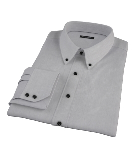 Jones Charcoal Grey End-on-End Fitted Dress Shirt 