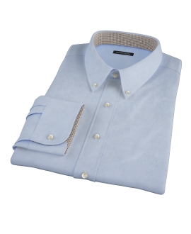 Bowery Blue Wrinkle-Resistant Pinpoint Men's Dress Shirt 