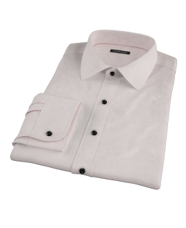 Pink Pinpoint Fitted Dress Shirt 