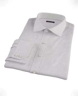 Lavender Mini Grid Custom Dress Shirt 