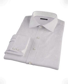 Lavender Mini Grid Custom Dress Shirt 