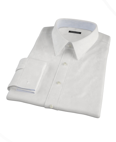 White Royal Dobby Men's Dress Shirt 