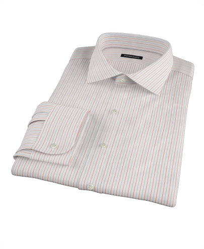 Blue and Red Stripe Custom Made Shirt 
