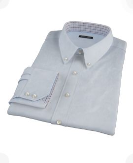 Light Blue Imperial Twill Custom Dress Shirt 