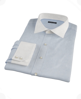 Light Blue Imperial Twill Dress Shirt 