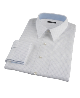 Morton Wrinkle-Resistant Navy Graph Fitted Shirt 