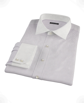 Japanese Lavender Mini Grid Custom Made Shirt 