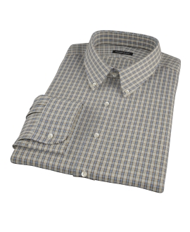 Honey Glazed Oxford Cloth Fitted Shirt 
