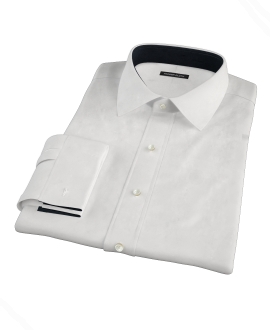White Royal Twill Fitted Shirt 