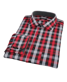 Aspen Red Plaid Custom Made Shirt 