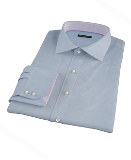 Japanese Blue Cavalry Twill Fitted Shirt 