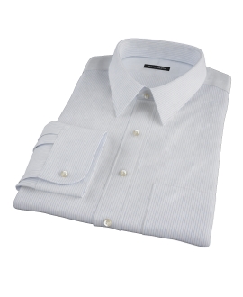 Morton Wrinkle-Resistant Royal Blue Stripe Custom Dress Shirt 