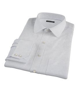 Morton Wrinkle-Resistant Navy Graph Men's Dress Shirt 