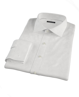 White Royal Oxford Custom Made Shirt 