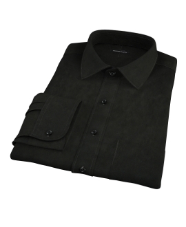 Black Broadcloth Dress Shirt 
