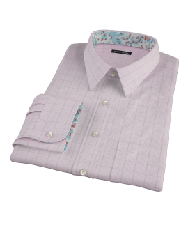 Pink Black Window Grid Custom Made Shirt 