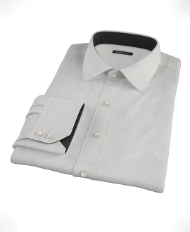 Japanese Gray Mini Grid Men's Dress Shirt 